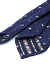 NADIA 3-fold burgundy silk/wool tie